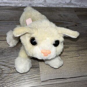 ?  Tyco FANCY Kitty Kitten ? Purring Cat Plush Tan White READ DESC # 3646